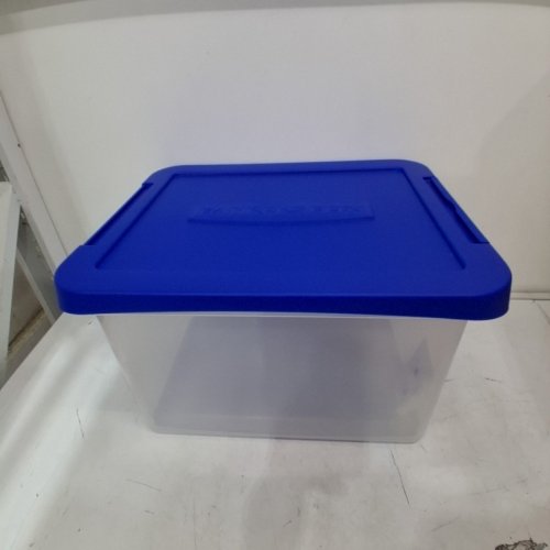 BANKERS BOX HEAVY DUTY LETTER/LEGAL PLASTIC FILE BOX - 29L - BLUE image 2
