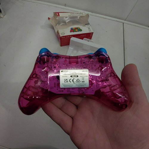 PDP ROCK CANDY WIRED CONTROLLER - FOR NINTENDO SWITCH/LITE/OLED - BUBBLEGUM PRINCESS PEACH (MODEL: 500-181) image 3