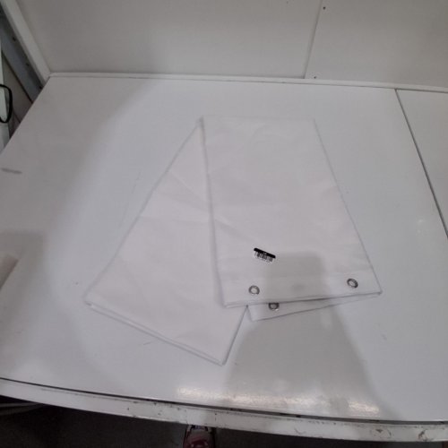 THRESHOLD FABRIC MID WEIGHT SHOWER LINER - 71" X 71" - WHITE image 2