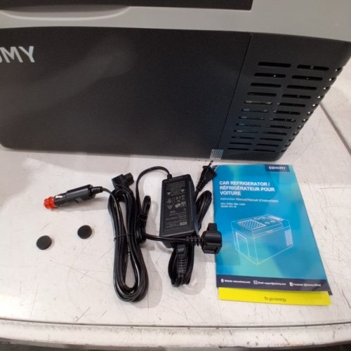 EUHOMY PORTABLE CAR REFRIGERATOR WITH APP CONTROL - 18L - 12V - -4℉~68℉ - BLACK/GREY (MODEL: CFC-18) image 4