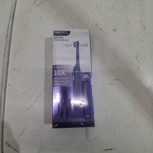 MAYZE ELECTRIC TOOTHBRUSH WITH PORTABLE DUST COVER - PURPLE image 3