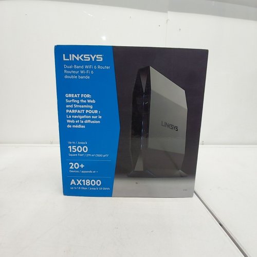 LINKSYS AX1800 WIFI 6 ROUTER DUAL BAND, UP TO 1.8GBPS AND 1500SQ FT COVERAGE MAX 20 DEVICES (MODEL:E7350) image 4