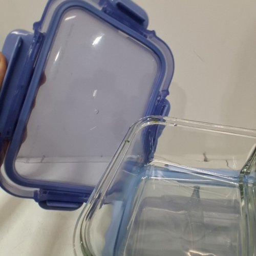 10PC ELLO COLOUR LOCK DIVIDED GLASS MEAL PREP SET - 800ML - MULTICOLOUR (MODEL: 1901809) image 4