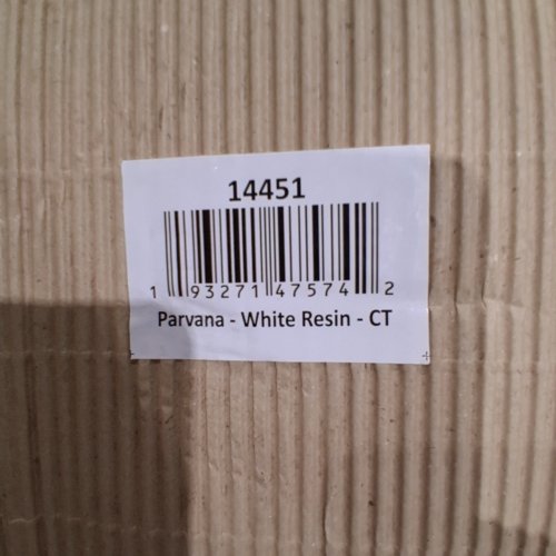 PARVANA ROUND COFFEE TABLE WITH FLUTED PEDESTAL BASE - WHITE (MODEL: 14451) image 3