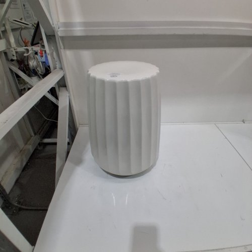 THRESHOLD DESIGNED WITH MAGNOLIA CERAMIC ACCENT TABLE - 18 1/2" H X 13" DIA - SOUR CREAM (ITEM: 324-07-0153) image 3