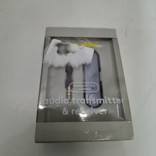 HEYDAY BLUETOOTH AUDIO TRANSMITTER & RECEIVER WITH AUX ADAPTER - DUSK BLUE (MODEL: 080 08 9184) image 3