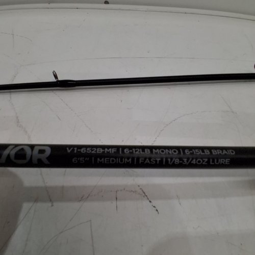 VEVOR ROD AND BAITCASTING FISHING REEL WITH STAINLESS STEEL GUIDES - 6'5" - 7.0:1 - RIGHT-HANDED image 2