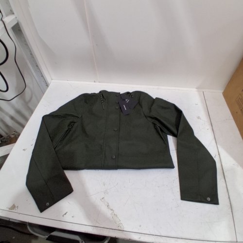 WOMEN'S VERO MODA VMMALOU COATED WATER RESISTANT JACKET - EXTRA SMALL - PEAT/DARK GREEN (STYLE : 10266982) image 2