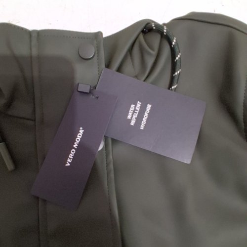 WOMEN'S VERO MODA VMMALOU COATED WATER RESISTANT JACKET - EXTRA SMALL - PEAT/DARK GREEN (STYLE : 10266982) image 3