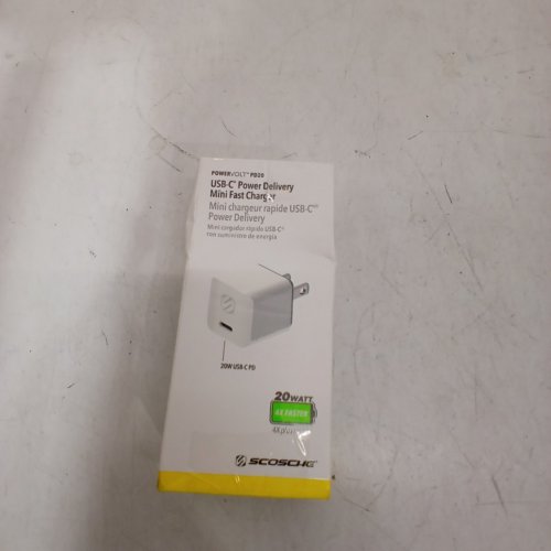 SCOSCHE USB-C PD MINI FAST WALL CHARGER - 20W - WHITE (MODEL: HPDC20WT V2) image 4