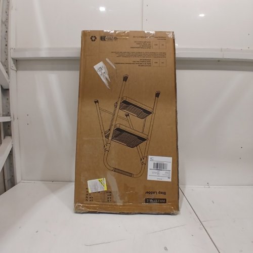 2 STEP LADDER FOLDING STEP STOOL - 330LBS CAP - 17" - BLACK (MODEL: WK2217A-2) image 3