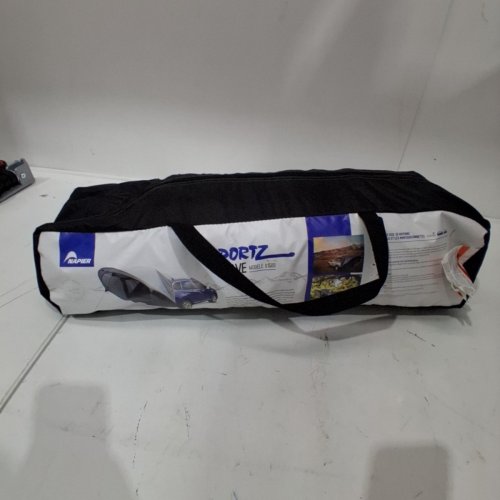 NAPIER SPORTZ COVE SUV TAILGATE TENT WITH AWNING - FITS MID TO FULL-SIZE SUVS/MINIVANS - BLACK/GREY (MODEL: 61500) image 4