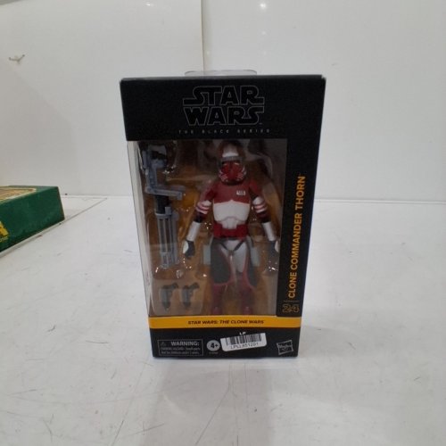 STAR WARS THE BLACK SERIES CLONE COMMANDER THORN ACTION FIGURE - 6"- RED/WHITE/BLACK image 2