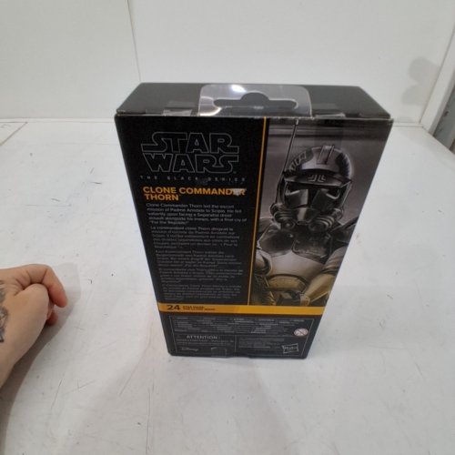 STAR WARS THE BLACK SERIES CLONE COMMANDER THORN ACTION FIGURE - 6"- RED/WHITE/BLACK image 3