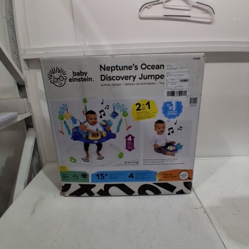 BABY EINSTEIN NEPTUNE'S OCEAN DISCOVERY JUMPER - ADJUSTABLE HEIGHT - MULTICOLOR (MODEL: 10455-ES) image 5