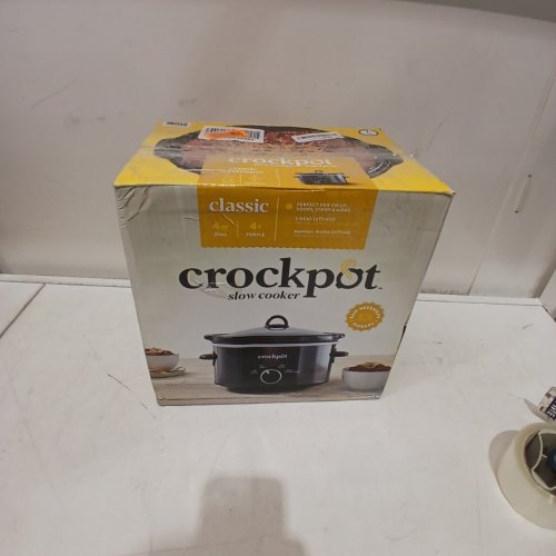 CROCK-POT MANUAL SLOW COOKER - 4QT - BLACK (MODEL: CPSCVM40-BP-033) image 4