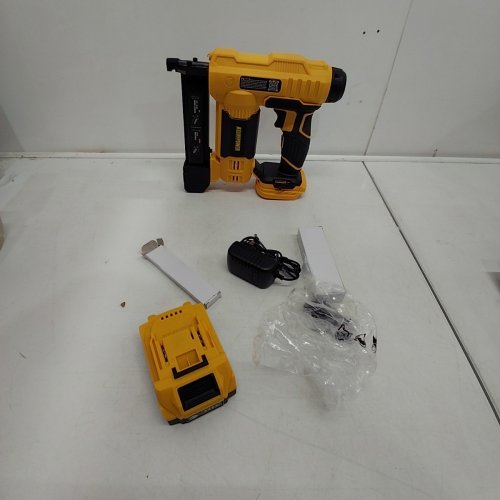 ALLOYPOWER 2-IN-1 CORDLESS BRAD NAILER & STAPLER KIT- 20V/18 GAUGE-YELLOW/BLACK (MODEL:CSG2532) image 3