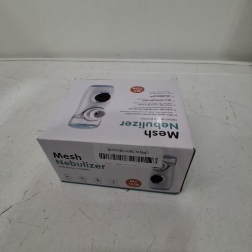 RECHARGEABLE MESH NEBULIZER WITH DIGITAL TIMER - WHITE/TEAL - (MODEL: MY-135B) image 4