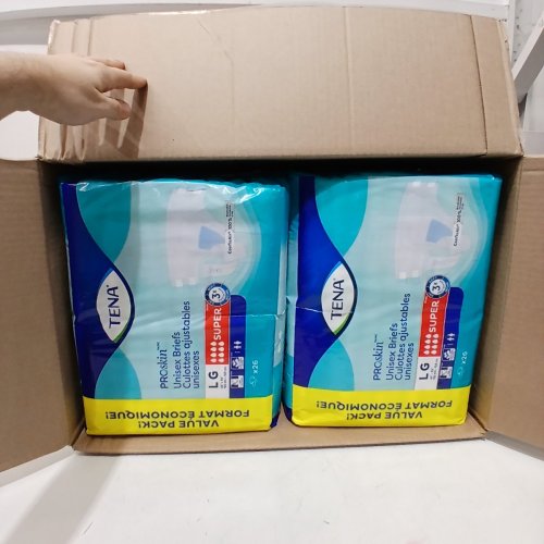 2 (26PK) TENA UNISEX PROSKIN OVERNIGHT STRETCH BRIEFS (52 TOTAL) - LARGE - SUPER ABSORBENCY image 2
