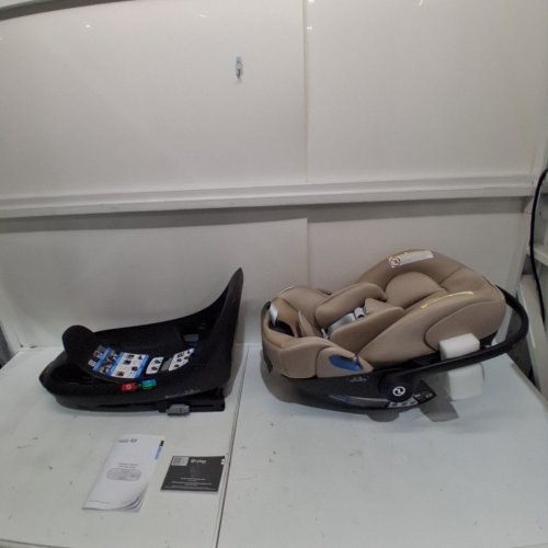 2PC CYBEX GOLD CLOUD G PRO INFANT CARSEAT WITH LOAD LEG BASE - 35LBS MAX - ALMOND BEIGE - (MODEL: 525000617) image 5