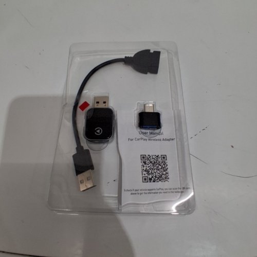 UANTIN 2-IN-1 WIRELESS USB ADAPTER FOR APPLE CARPLAY AND ANDROID AUTO - BLACK (MODEL: G26Z) image 2