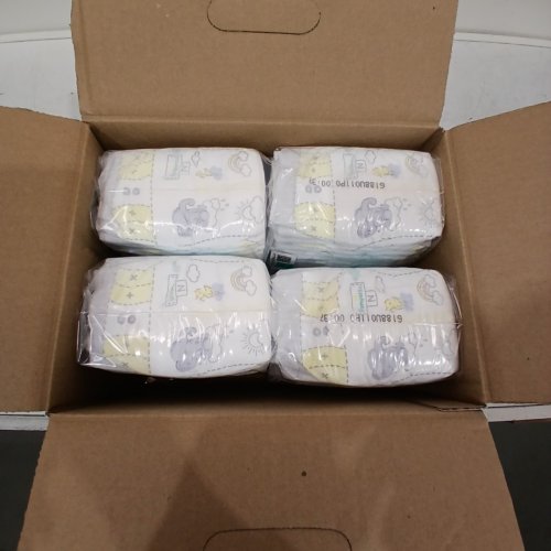 136PK PAMPERS SWADDLERS DIAPERS - NEWBORN SIZE image 2