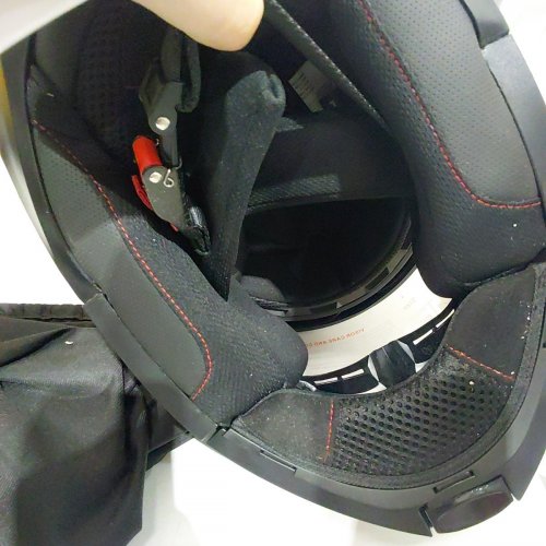BFR FULL FACE MODULAR FLIP UP MOTORCYCLE HELMET - LARGE - MATTE BLACK (ITEM: 160) image 3