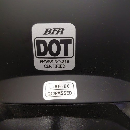 BFR FULL FACE MODULAR FLIP UP MOTORCYCLE HELMET - LARGE - MATTE BLACK (ITEM: 160) image 5