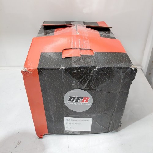 BFR FULL FACE MODULAR FLIP UP MOTORCYCLE HELMET - LARGE - MATTE BLACK (ITEM: 160) image 6