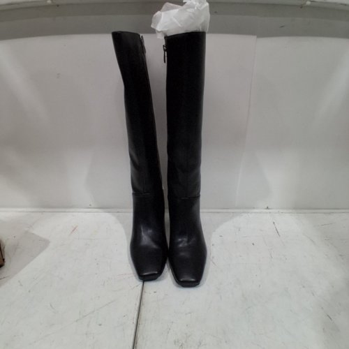 WOMEN'S NATURALIZER NONA EXTRA WIDE CALF KNEE HIGH BOOTS WITH SIDE ZIP CLOSURE - SIZE 9 WIDE - BLACK (STYLE : J5799S2003) image 3