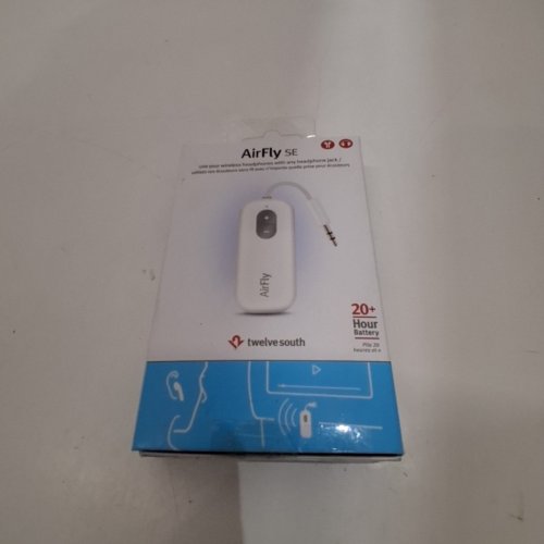 TWELVE SOUTH AIRFLY SE BLUETOOTH WIRELESS TRANSMITTER WITH 3.5MM AUX CONNECTOR - WHITE/GREY (MODEL: TS-2259) image 5