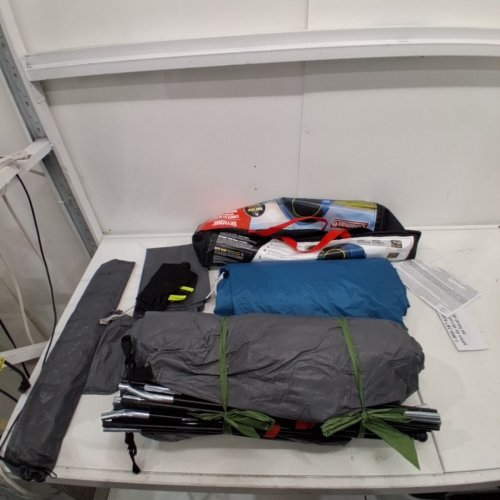 COLEMAN CAMPING SKYDOME DARK ROOM TENT FOR 6 PERSONS - GREY/BLUE image 2