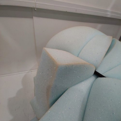 MEMORY FOAM MATTRESS TOPPER - 3" - QUEEN - BLUE image 3