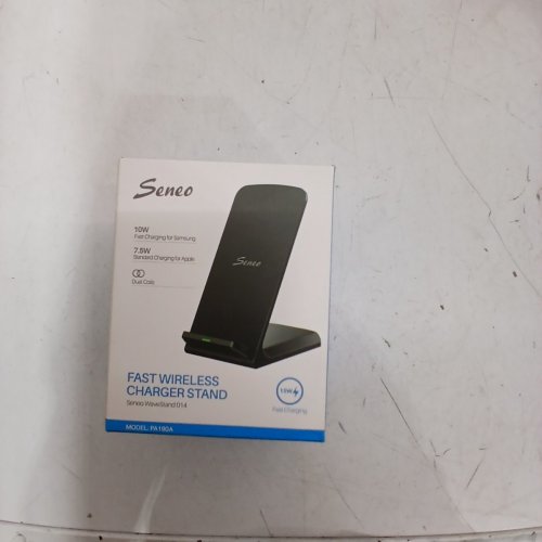 SENEO WAVESTAND WIRELESS FAST CHARGING STAND - 15W - BLACK (MODEL: PA190A) image 2