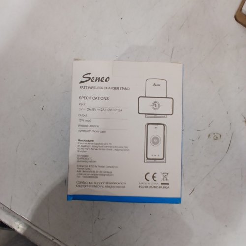 SENEO WAVESTAND WIRELESS FAST CHARGING STAND - 15W - BLACK (MODEL: PA190A) image 3