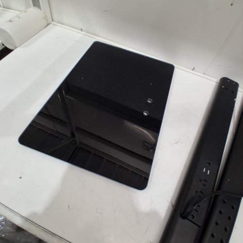AX WABER UNIVERSAL TEMPERED GLASS BASE FLOOR TV STAND MOUNT FOR 27-65 " TV - UP TO 88LBS - BLACK (MODEL : AX2010TB) image 4