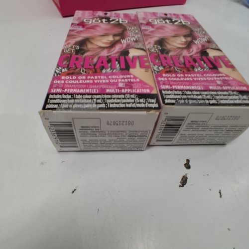 2 GOT2B CREATIVE SEMI-PERMANENT HAIR COLOR - 50 ML - PINK (STYLE: 043 PRETTY IN PINK) image 2