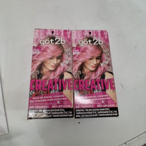 2 GOT2B CREATIVE SEMI-PERMANENT HAIR COLOR - 50 ML - PINK (STYLE: 043 PRETTY IN PINK) image 3