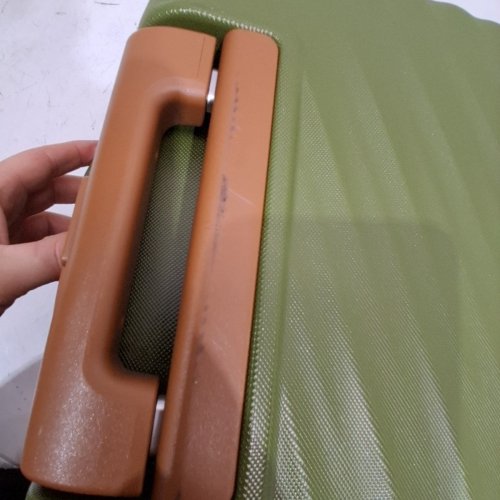 3PC VELAYBOR LUGGAGE SET - GREEN AND BROWN (MODEL: HT-25350) image 10