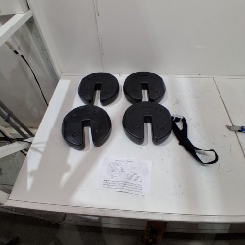 4PK CANOPY WEIGHTS WITH NO-PINCH DESIGN - 40 LBS - BLACK (MODEL:U0040) image 2