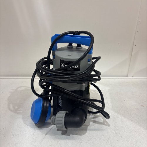 DEKOPRO SUMP PUMP 400W 1/2HP 1981GPH SUBMERSIBLE PUMP CLEAN/DIRTY WATER- 16FT CABLE - BLACK/BLUE - (MODEL:CSP-400BULES-US) image 2