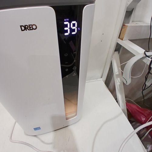 DREO SMART AUTO HUMIDITY CONTROL DEHUMIDIFIERS UP TO 2000 SQ FT WITH 3 FAN SPEEDS - 73 PINT - WHITE (MODEL: DR-HDH003S) image 2