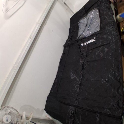X-VCAK 9 LEVEL RAPID PREHEATING PORTABLE STEAM SAUNA AND CHAIR - 2.6FT X 2.6FT X 5.9FT - BLACK - (MODEL: KC-S01) image 2