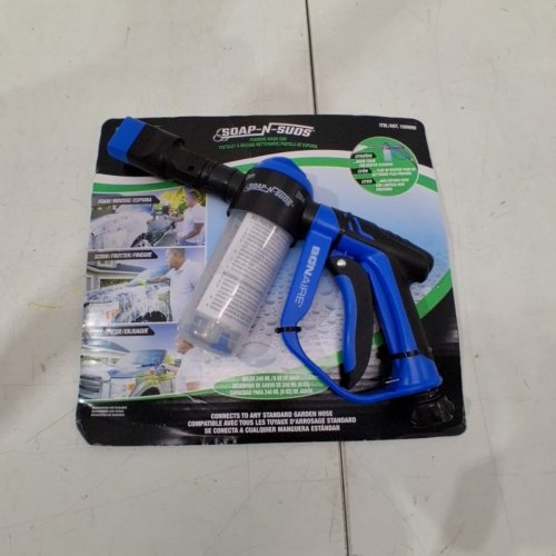 BON-AIRE SOAP-N-SUDS FOAMING WASH GUN - BLACK/BLUE (MODEL: 1509998) image 2