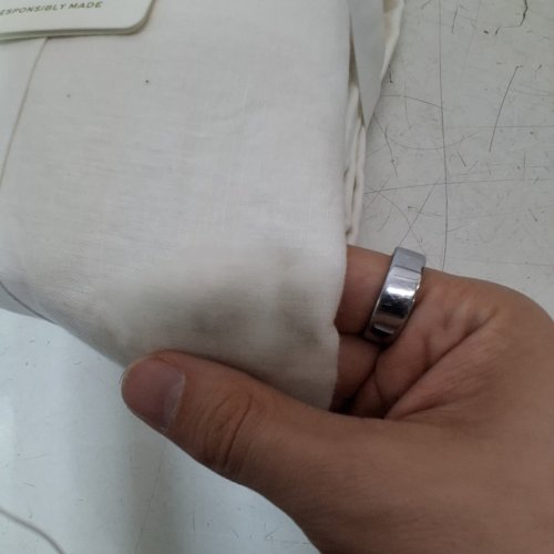POTTERY BARN BELGIAN FLAX LINEN SHEET SET - FULL - WHITE (STYLE: KNIFE EDGE) image 4