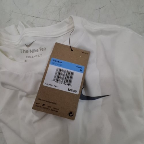 NIKE WOMEN'S TEAM LEGEND SHORT-SLEEVE TEE - MEDIUM - WHITE image 2