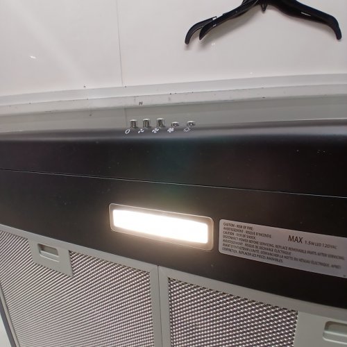 AMZCHEF UNDER CABINET RANGE HOOD 3 SPEED EXHAUST FAN TOUCH/REMOTE CONTROL - 30" - 700CFM - BLACK (MODEL: LF0176C1) image 2