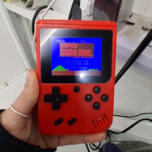 400 IN 1 PORTABLE RETRO GAME CONSOLE HANDHELD - RED image 3