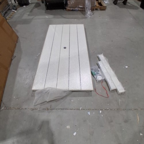 GRANGE HDPE OUTDOOR DINING TABLE TOP - 32" X 67" - WHITE (ITEM: A031-055-001) image 2