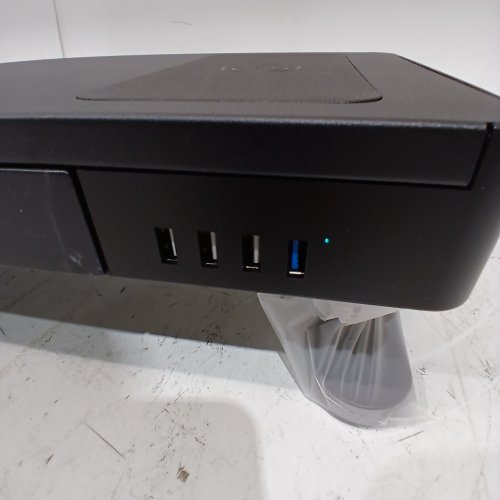 ZGL SERIES MONITOR STAND RISER WITH ADJUSTABLE HEIGHT AND WIRELESS CHARGING - BLACK (MODEL: ZGL221) image 2